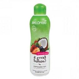 TropiClean Berry and Coconut Pet Shampoo, Deep Cleaning Dog 