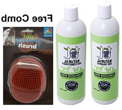 Set Sandalwood Spice Natural Dog Shampoo & Conditioner 16 oz