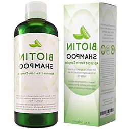 Hair Loss Shampoo for Men and Women - DHT Blocker - Biotin f