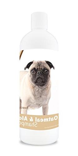 Healthy Breeds Dog Oatmeal Shampoo with Aloe for Pug - Over 