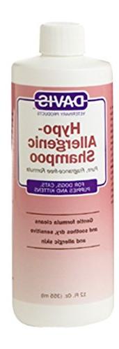 Davis Hypoallergenic Pet Shampoo, 12 oz