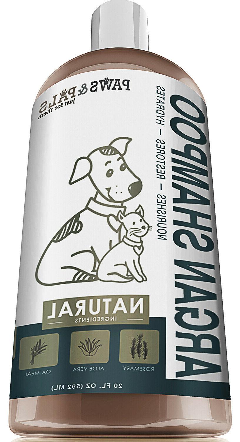 Pet Argan Oil Shampoo Conditioner for Dog Cat Tearless Moist