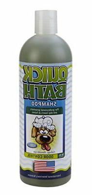 Quick Bath Odor Control Shampoo for Dogs 16 oz