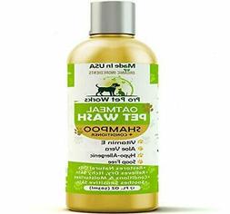 Pro Pet Works All Natural Organic Oatmeal Pet Shampoo Plus C