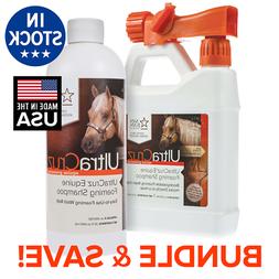 UltraCruz Equine Foaming Horse Shampoo w/ Applicator and Ref